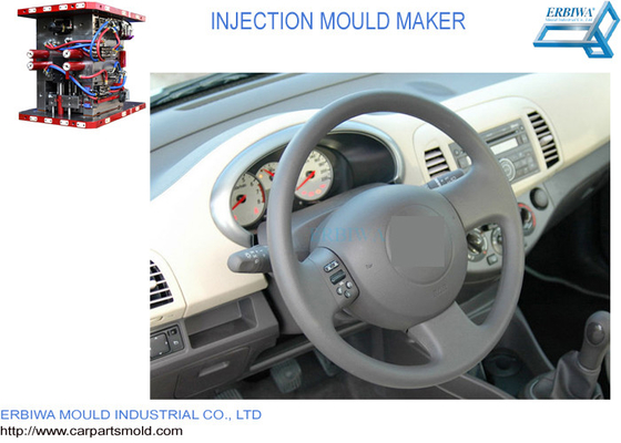 Custom Auto Trim Molding Car Interior Parts Injection Mold For Nissan Micra120 Driver Airbag Cover